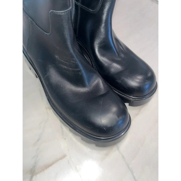 Bottega Veneta Strut Leather Knee High Boots in Black 39.5 With Box Womens - Picture 9 of 16